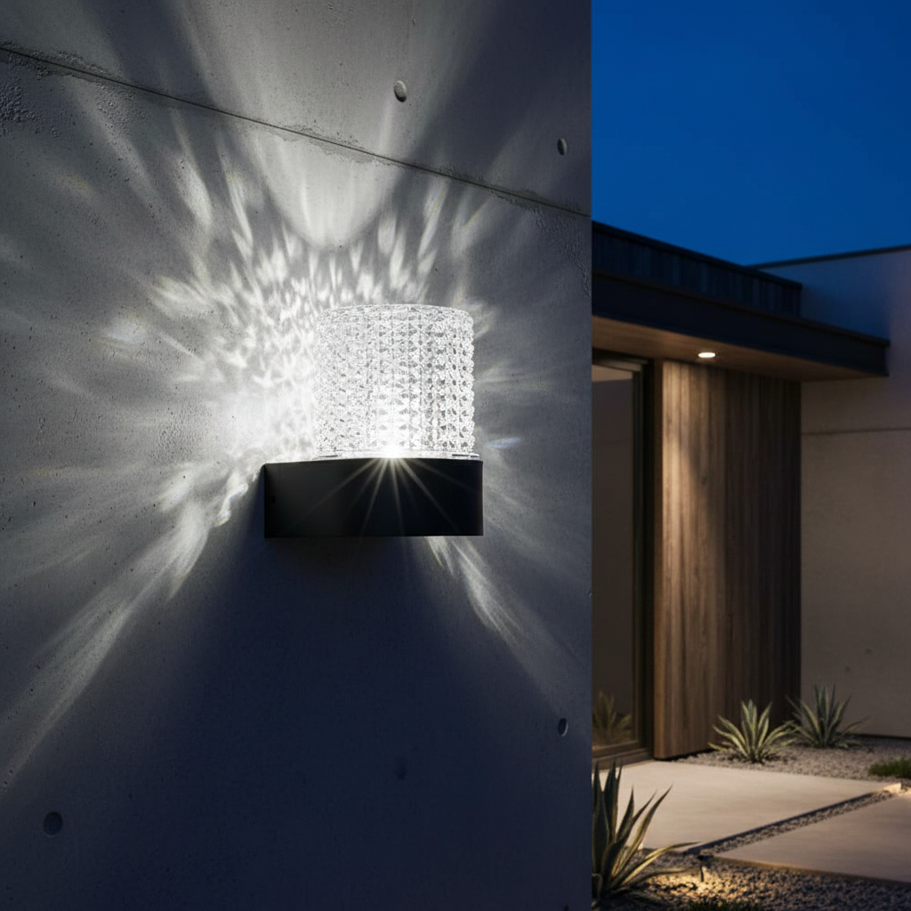 Aplica LED FASIO Exterior 6W Neagra