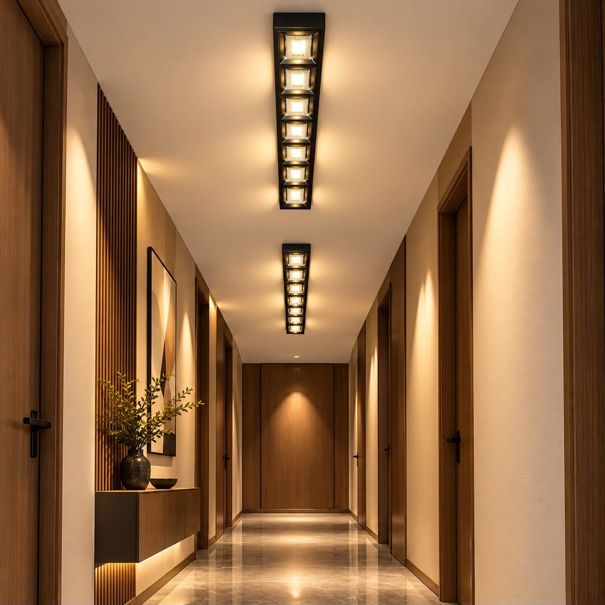 Corp Liniar LED Interconectabil Negru Moura 60CM | 30W | 6500K