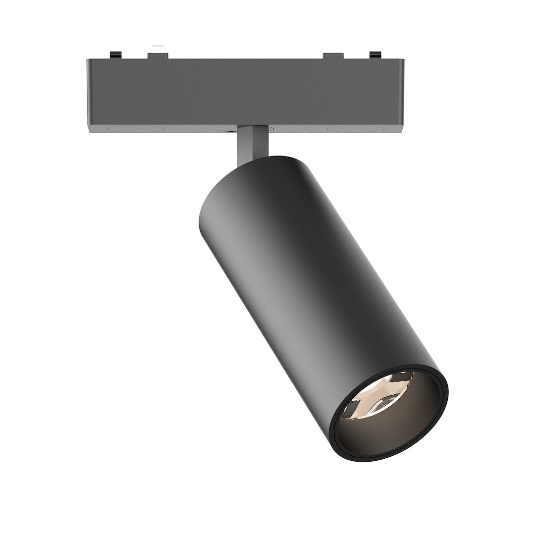 Spot LED Magnetic Rotund Premium Hyper Black 9W | ⌀4.4CM | 48V | 3 Tipuri de Lumina