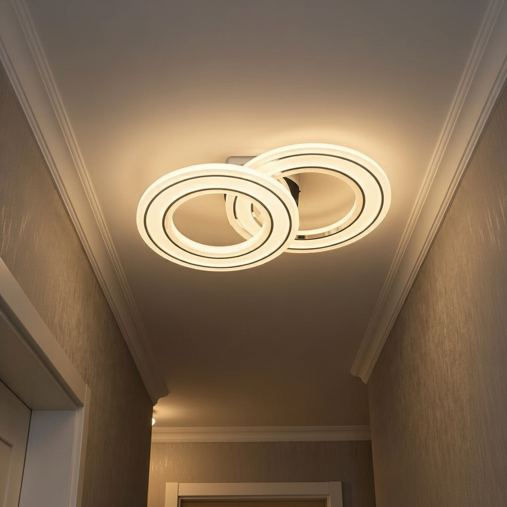 Aplica LED Circle GRIDLINE Alba Echivalent 300W Telecomanda