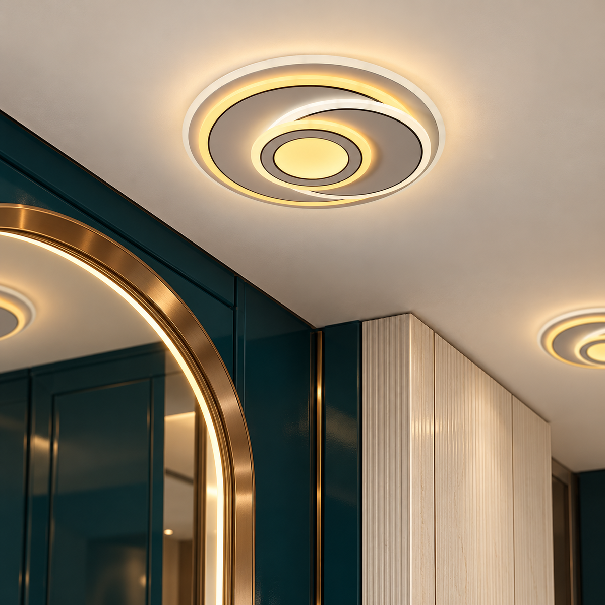 Lustra LED 76W Mini LARA Rotunda Echivalent 250W