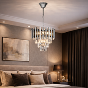 Candelabru Cristal Aspen Silver II Premium ⌀45CM