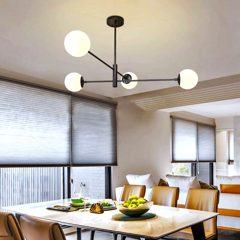 Lustra Abajur MAT BLACK 4XE27 - 8837/4