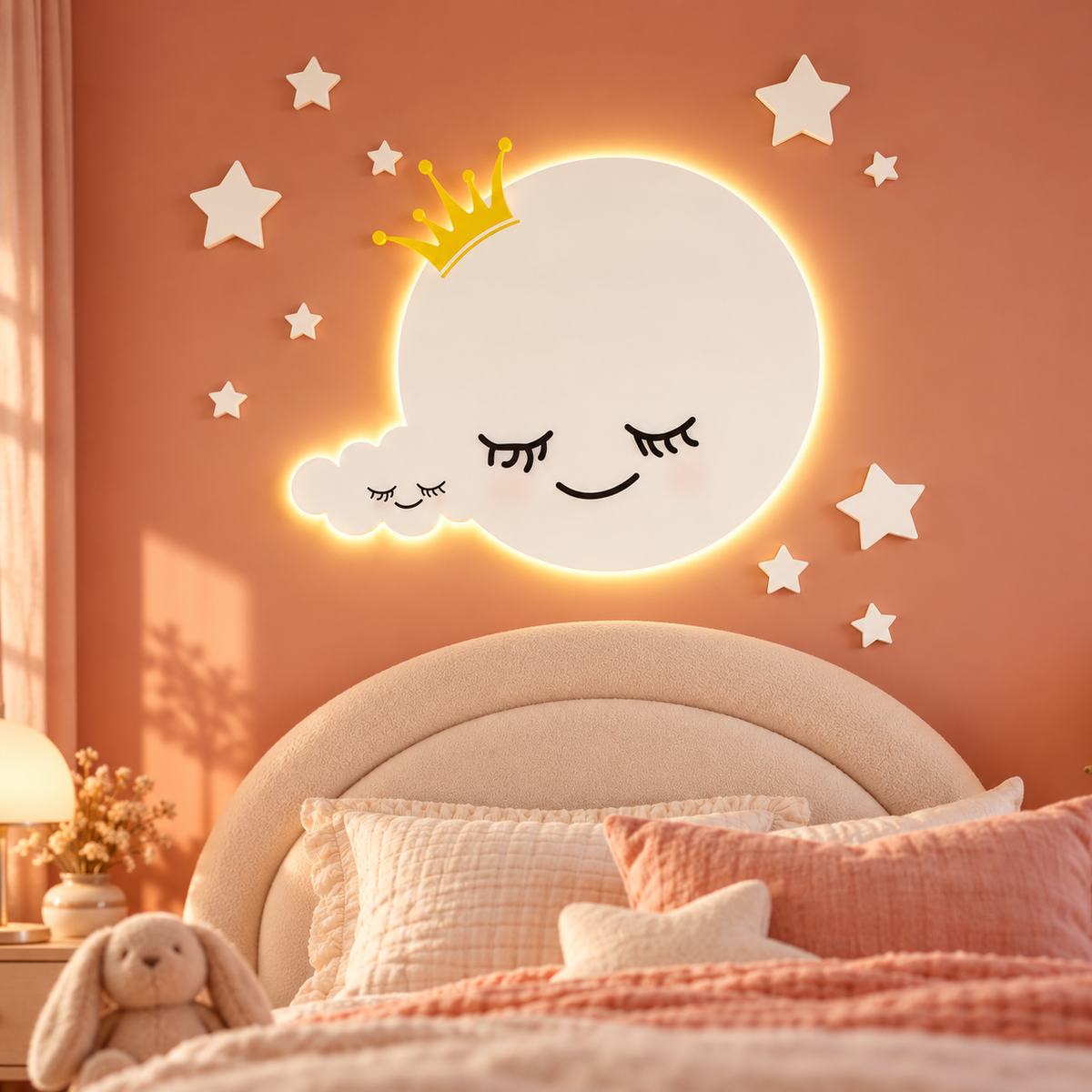Aplica LED 80W Dreamy Moon Telecomanda 5319