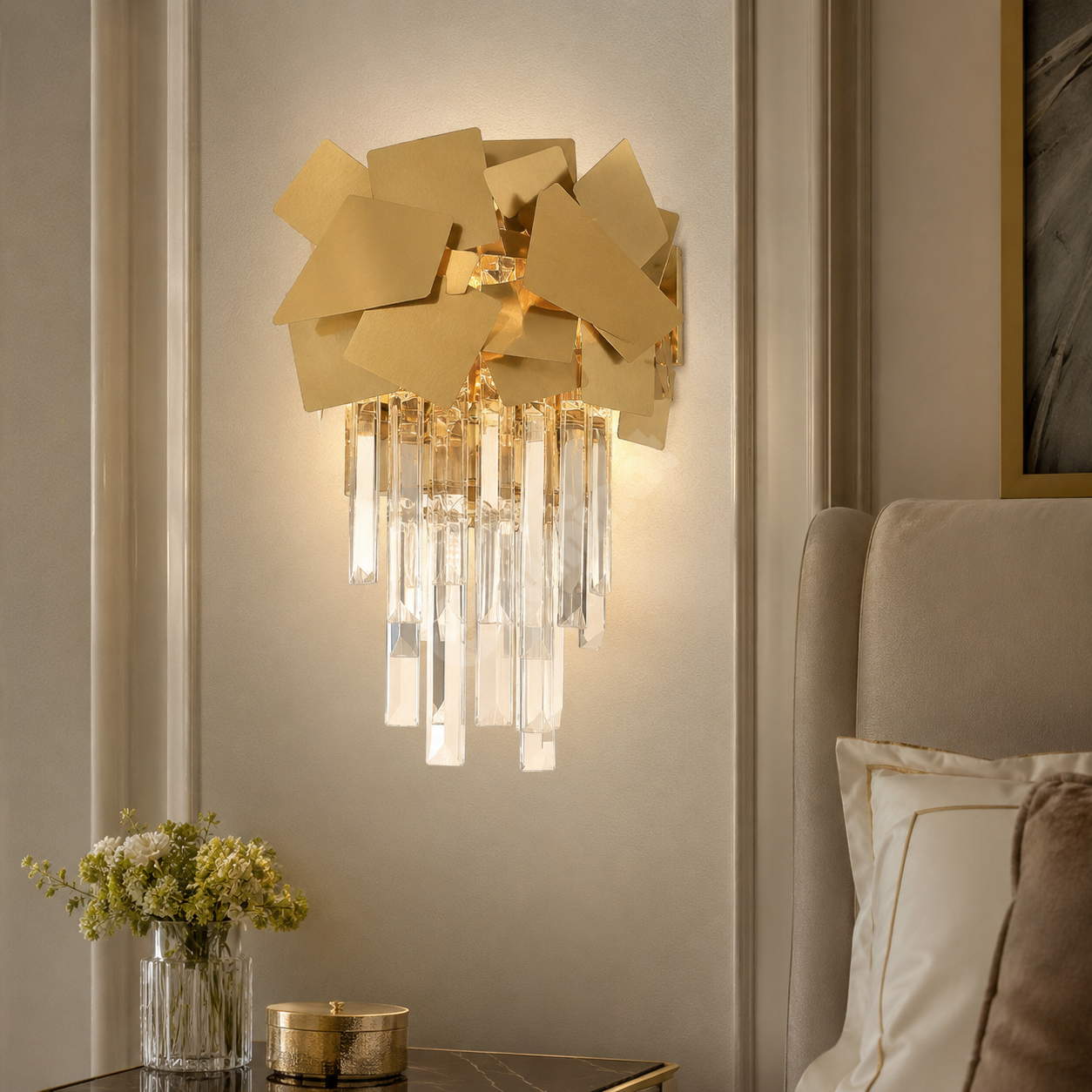 Aplica Perete Cristal Modern Line Troy Mat