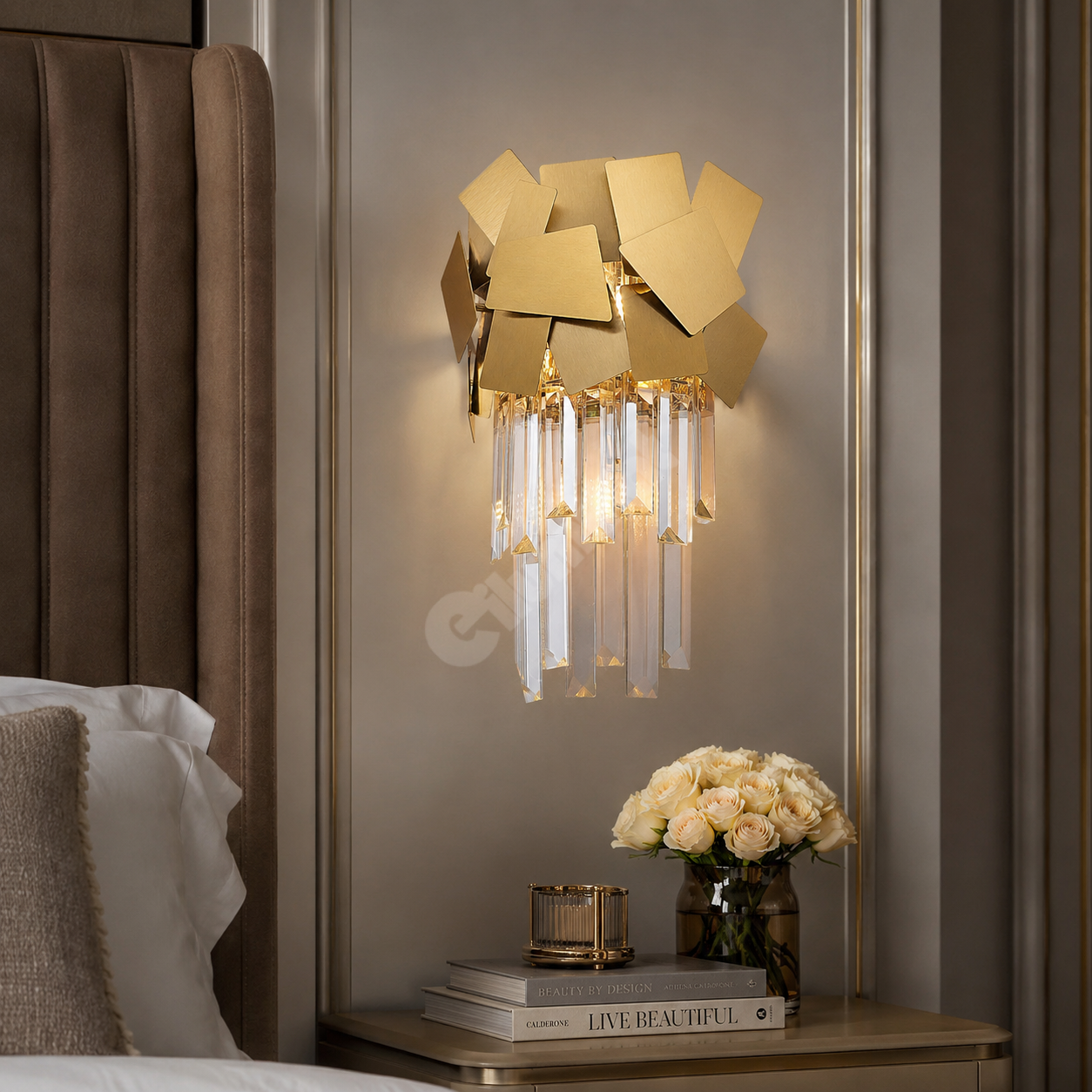 Aplica Perete Cristal Modern Line Troy Mat