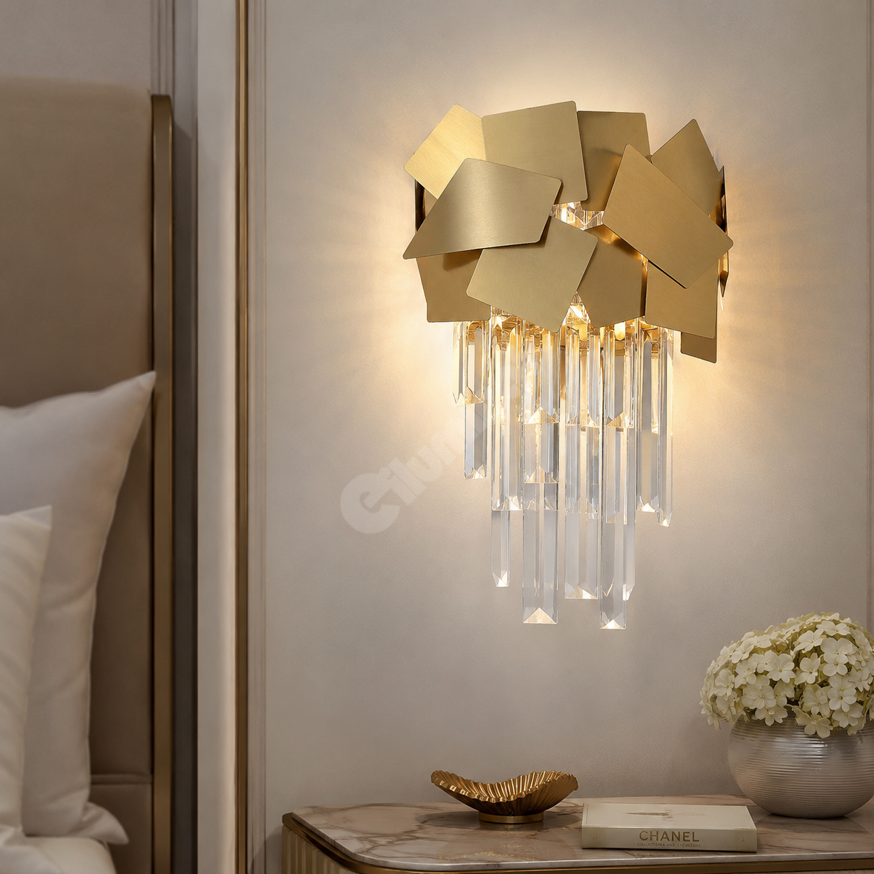 Aplica Perete Cristal Modern Line Troy Mat