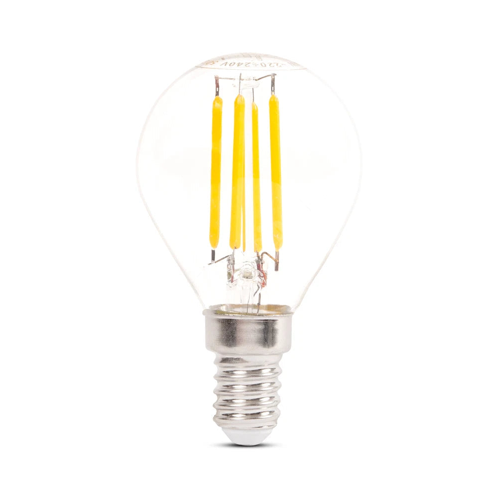 Bec LED E14 G45 4W, 440lm FILA Filament Transparent