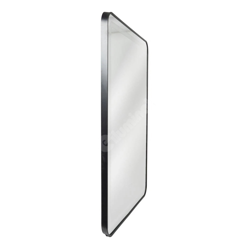 Oglinda LED 60x78cm Rama Neagra Dimabila 3 Lumini Dezaburire si Touch