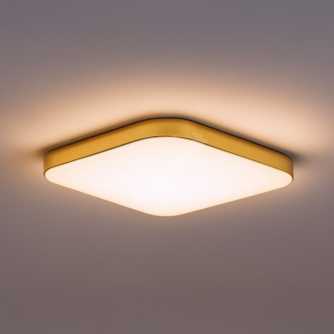 Plafonieră LED  Nemo Patrata Gold 33x33CM Echivalent 150W IP44