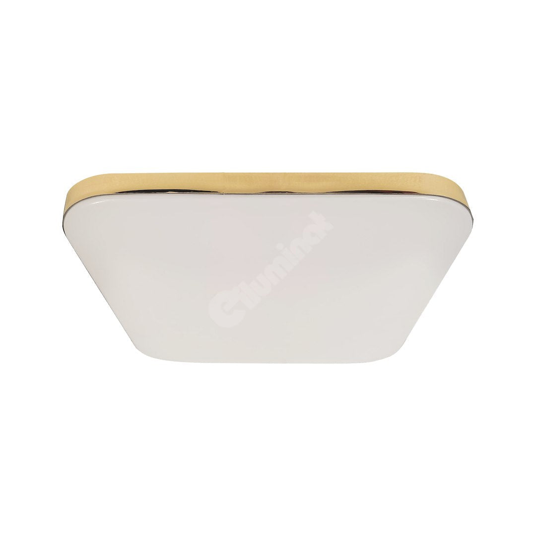 Plafonieră LED  Nemo Patrata Gold 33x33CM Echivalent 150W IP44