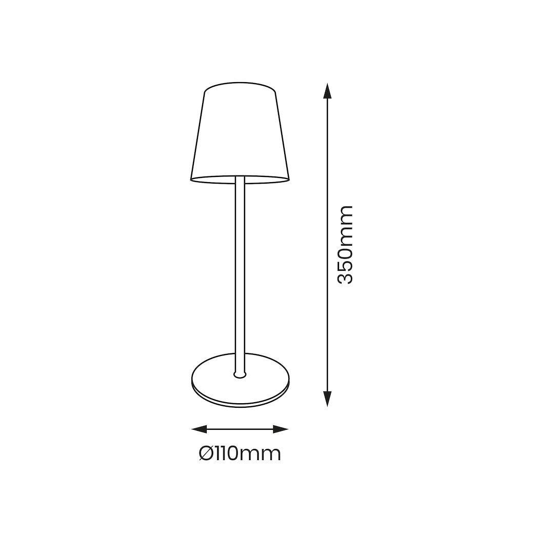 Lampa Birou Virgin Black Premium 3CCT IP44