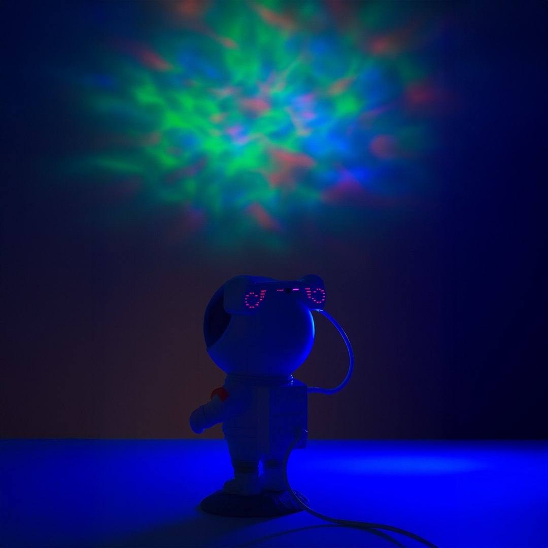 Mini Astronaut Proiectie Galaxie Nebuloasa LED cu Telecomanda