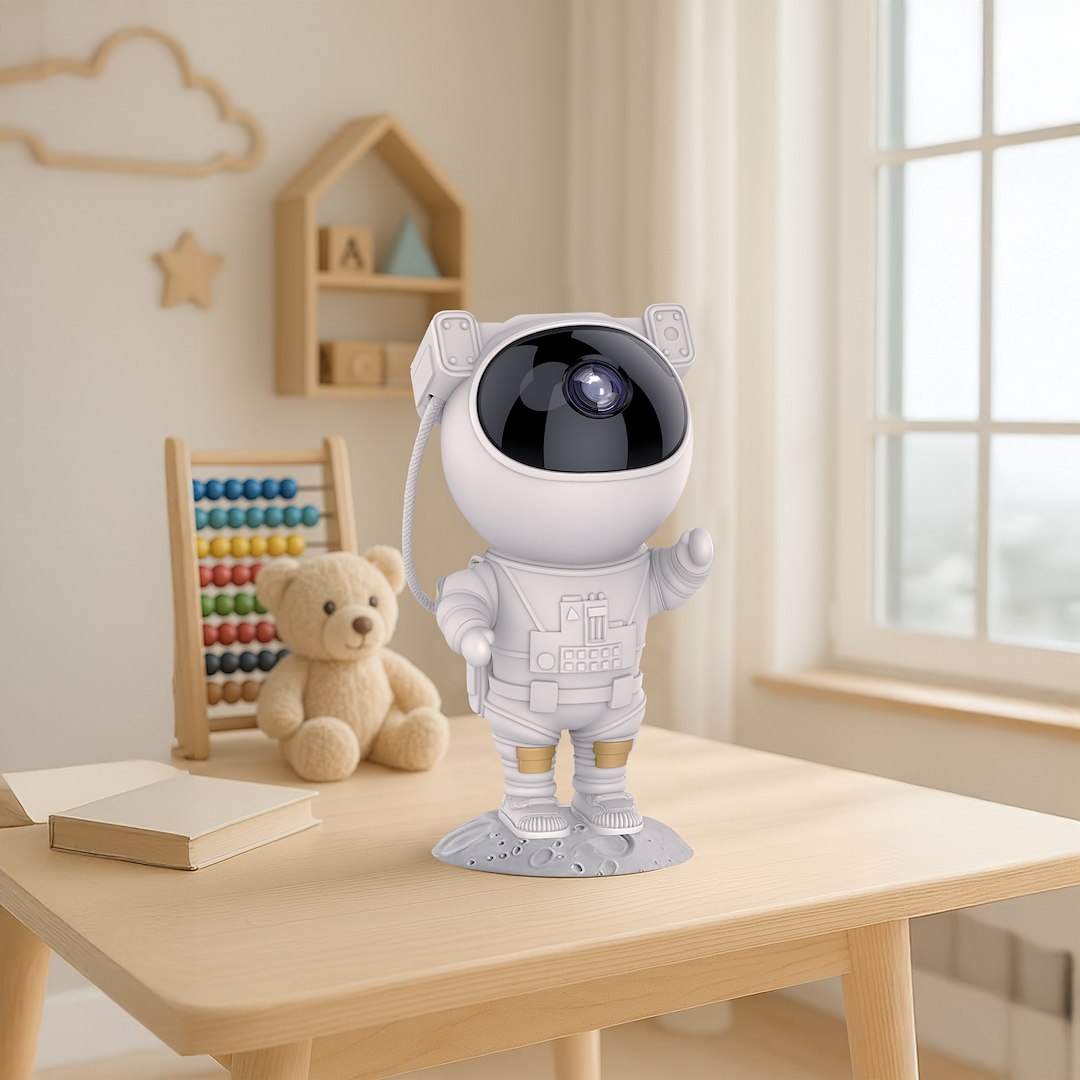 Mini Astronaut Proiectie Galaxie Nebuloasa LED cu Telecomanda