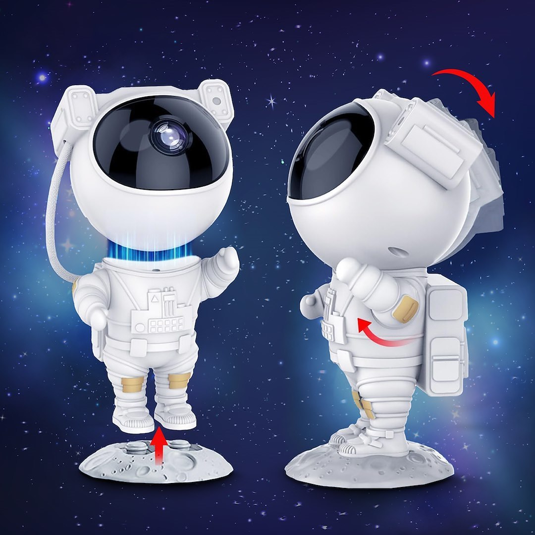 Mini Astronaut Proiectie Galaxie Nebuloasa LED cu Telecomanda