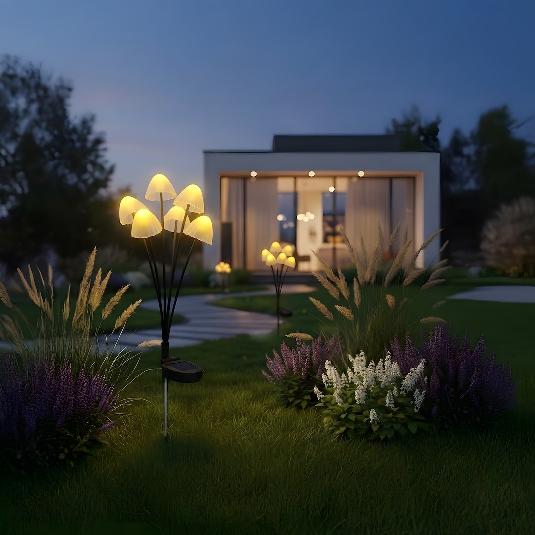 Lampa LED Mushroom cu Incarcare Solara Premium IP44