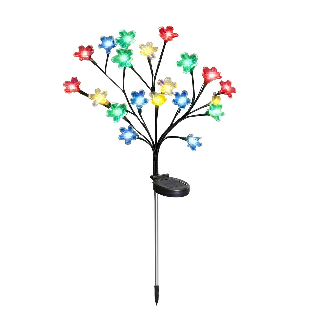 Lampa LED RGB Bran cu Incarcare Solara Premium IP44