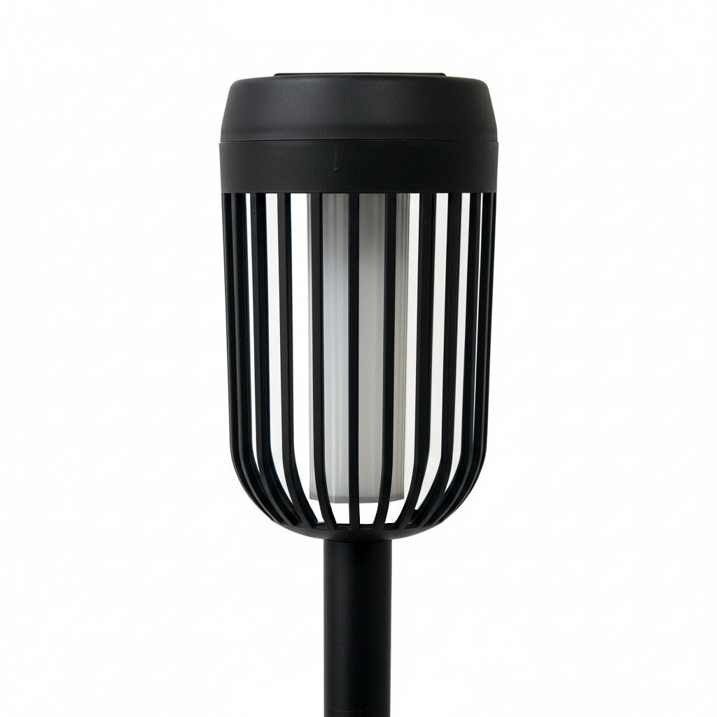 Stalp de Gradina Flame Flacara Dinamica cu Incarcare Solara 37CM Premium