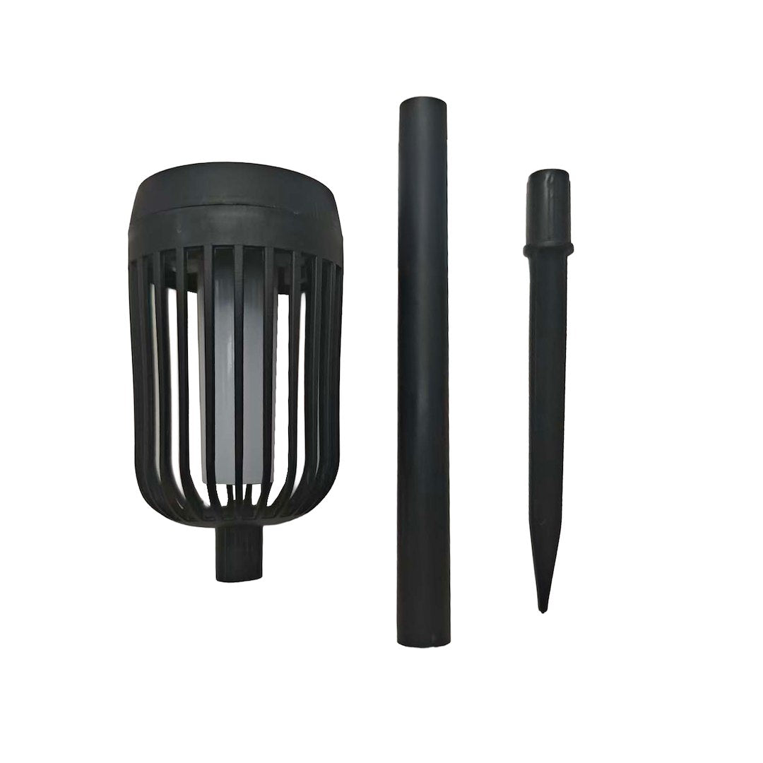 Stalp de Gradina Flame Flacara Dinamica cu Incarcare Solara 37CM Premium