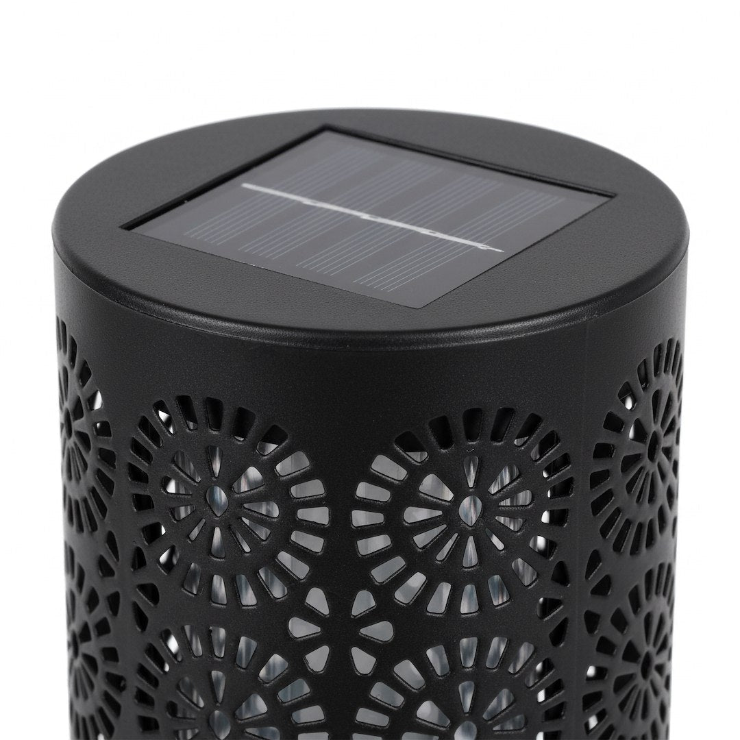 Set 4 x Stalp de Gradina Deco cu Incarcare Solara 39CM Premium