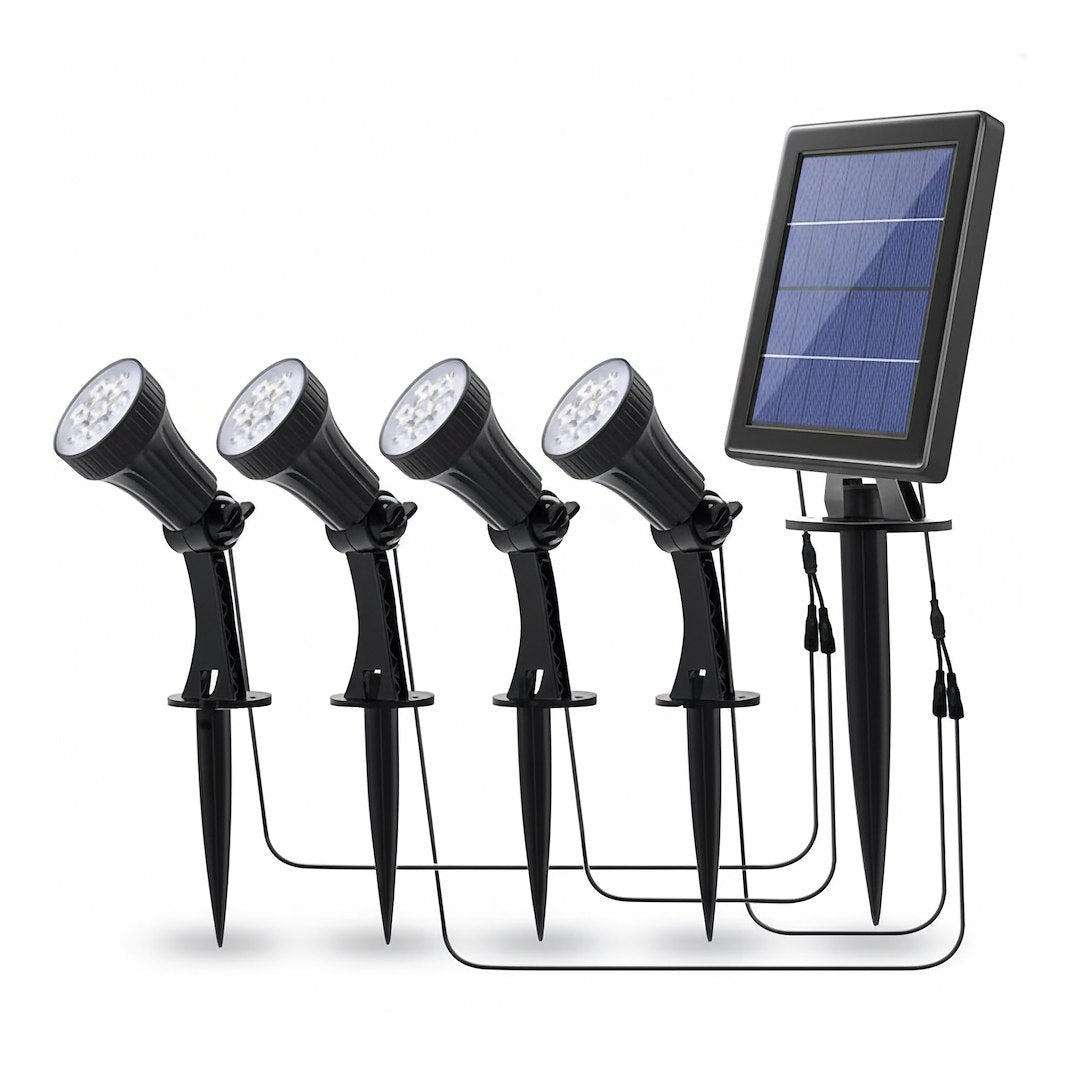 SET 4 x Lampa LED Bush cu Incarcare Solara 64CM Premium