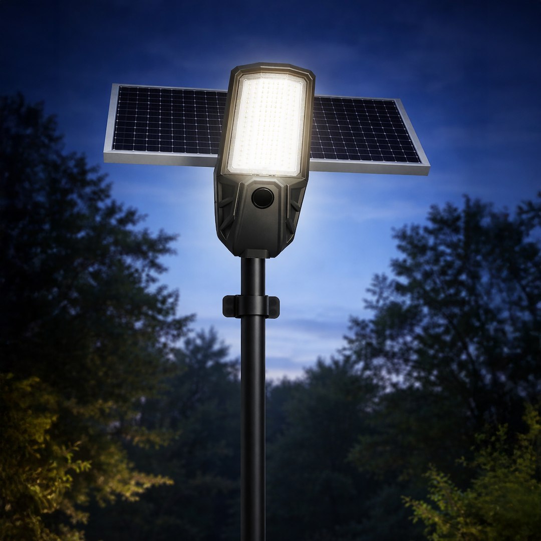Lampa LED Solara Kobra cu Senzor Miscare IP44 Telecomanda