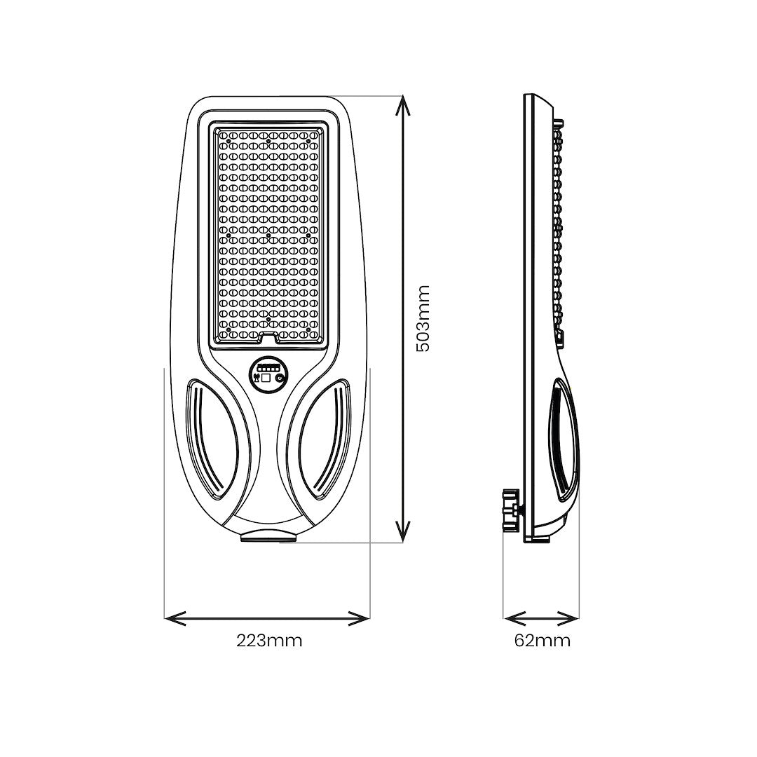 Lampa LED Solara Venetia cu Senzor Miscare IP65 Telecomanda