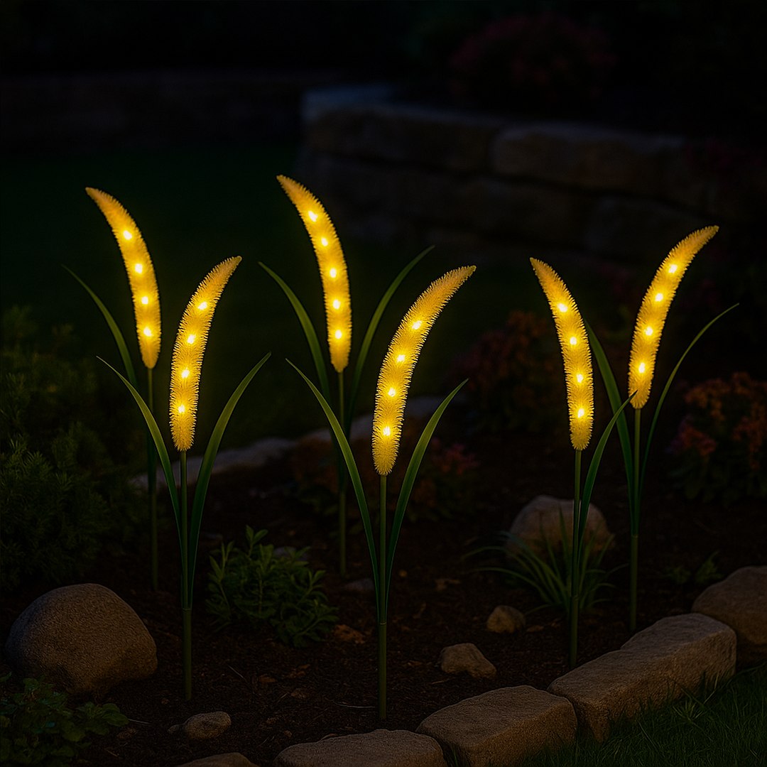 Stalp de Gradina Setaria cu Incarcare Solara 83CM Premium