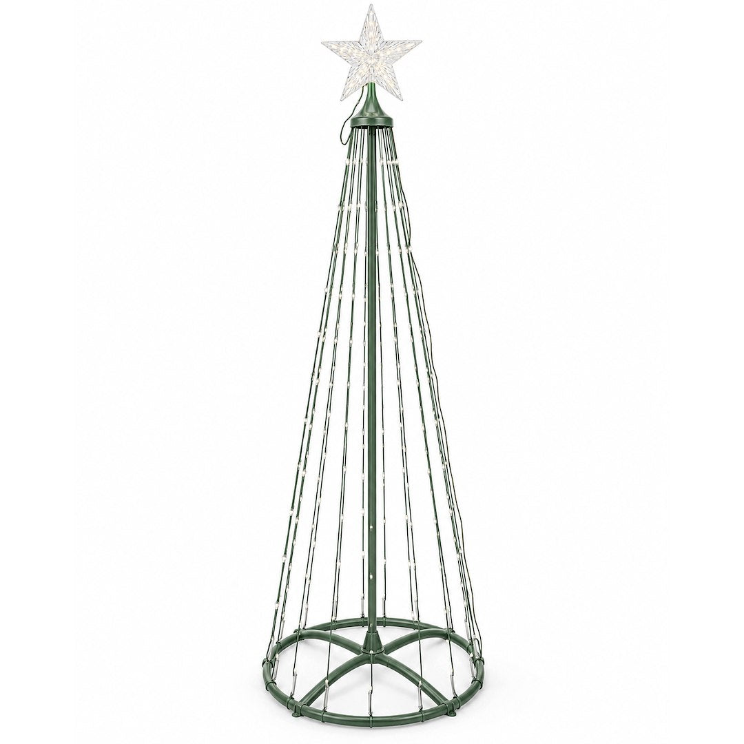 Brad LED RGB SMART de Craciun Verde 180CM | 360lm | Telecomanda | IP44