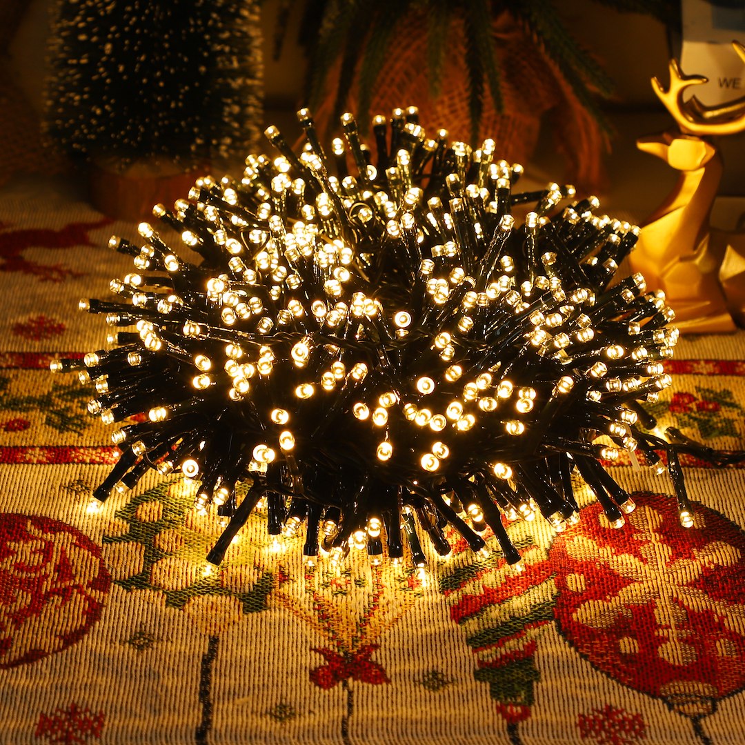 Instalatie LED Liniara 700 LED-uri 14M | 8 Moduri | 2500K | IP44