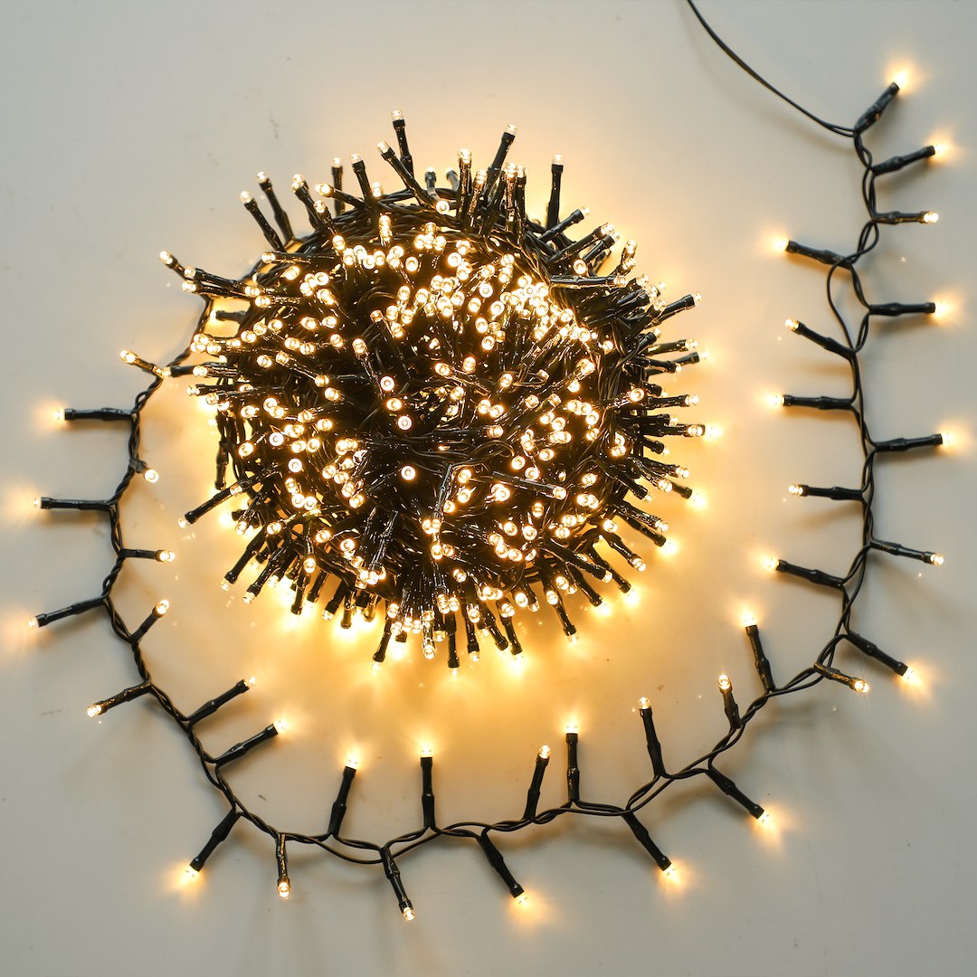 Instalatie LED Liniara 700 LED-uri 14M | 8 Moduri | 2500K | IP44
