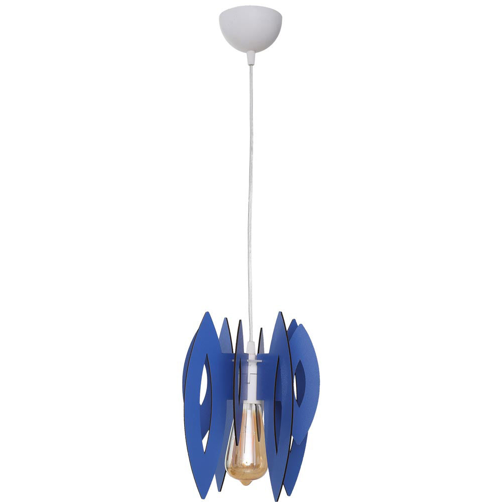 Pendul 1xE14 Elips Blue 70CM