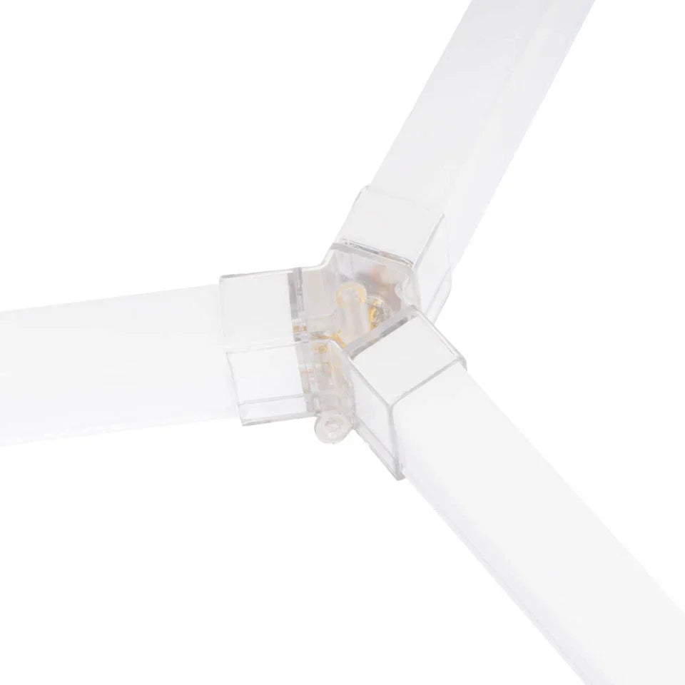 Conector in Forma Y pentru Corp Liniar Hexagonal LED T5