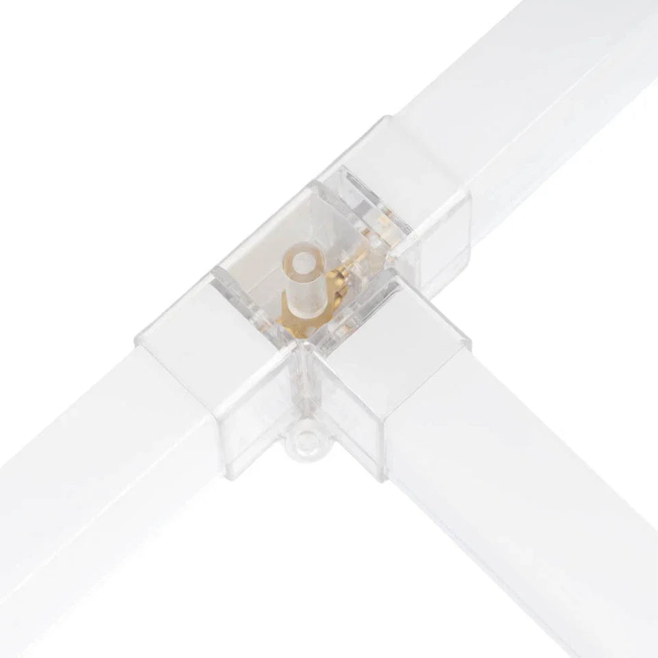 Conector in Forma T pentru Corp Liniar Hexagonal LED T5
