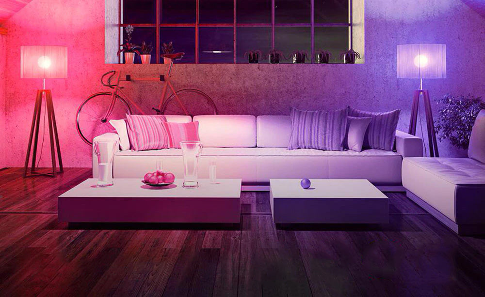 Bec LED E27 10W RGB Telecomanda