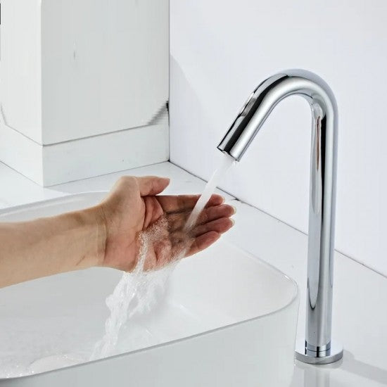 Baterie Lavoar Cu Senzor Finisaj Cromat