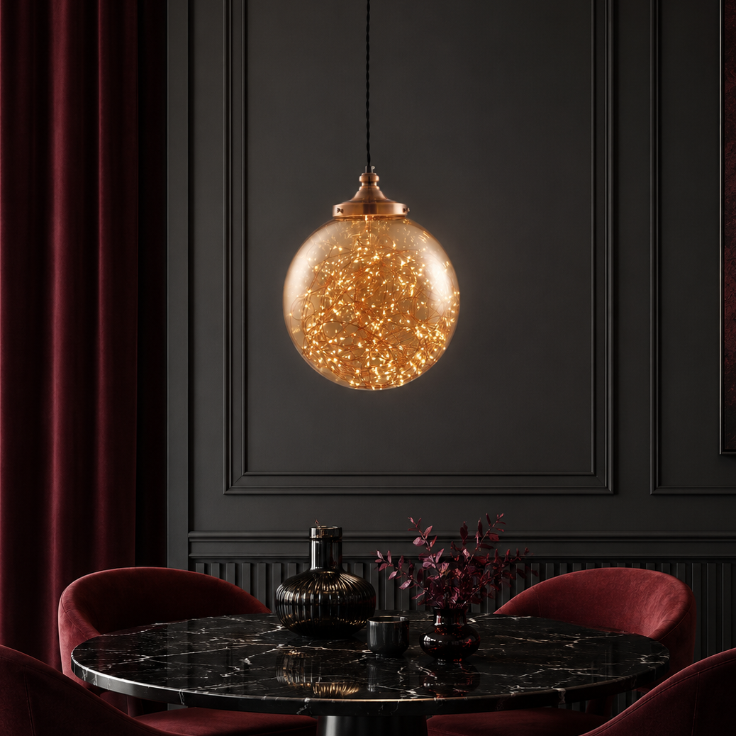 Pendul LED Unique AMBRA Echivalent 60W