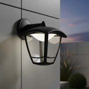Aplica LED Exterior Tip Felinar MEPHISTO2 Black 23.2CM