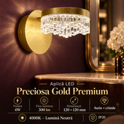 Aplica LED Preciosa Gold Premium