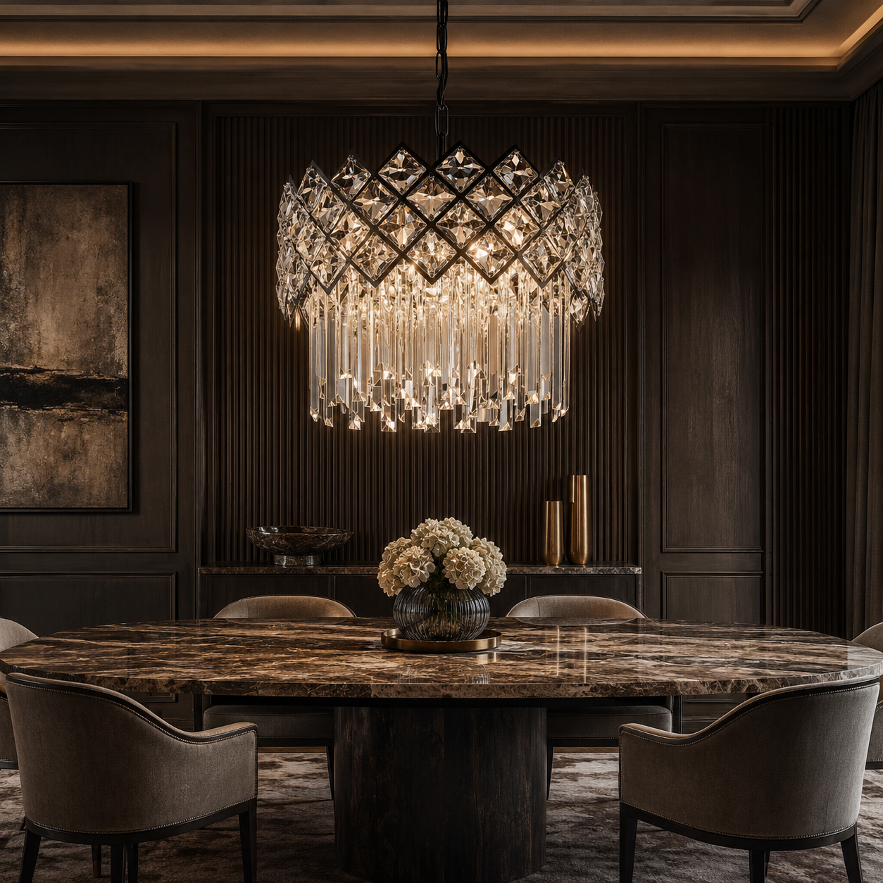 Candelabru VITTORIA Cristal 8xE14 420mm Clasic