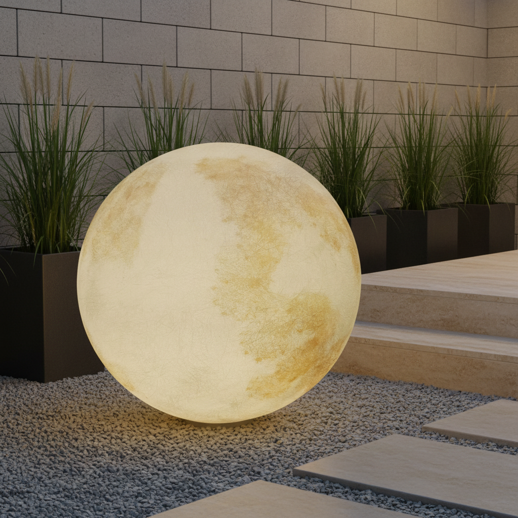Felinar Glob MOONGLOW 80cm, 3 Lumini, Premium