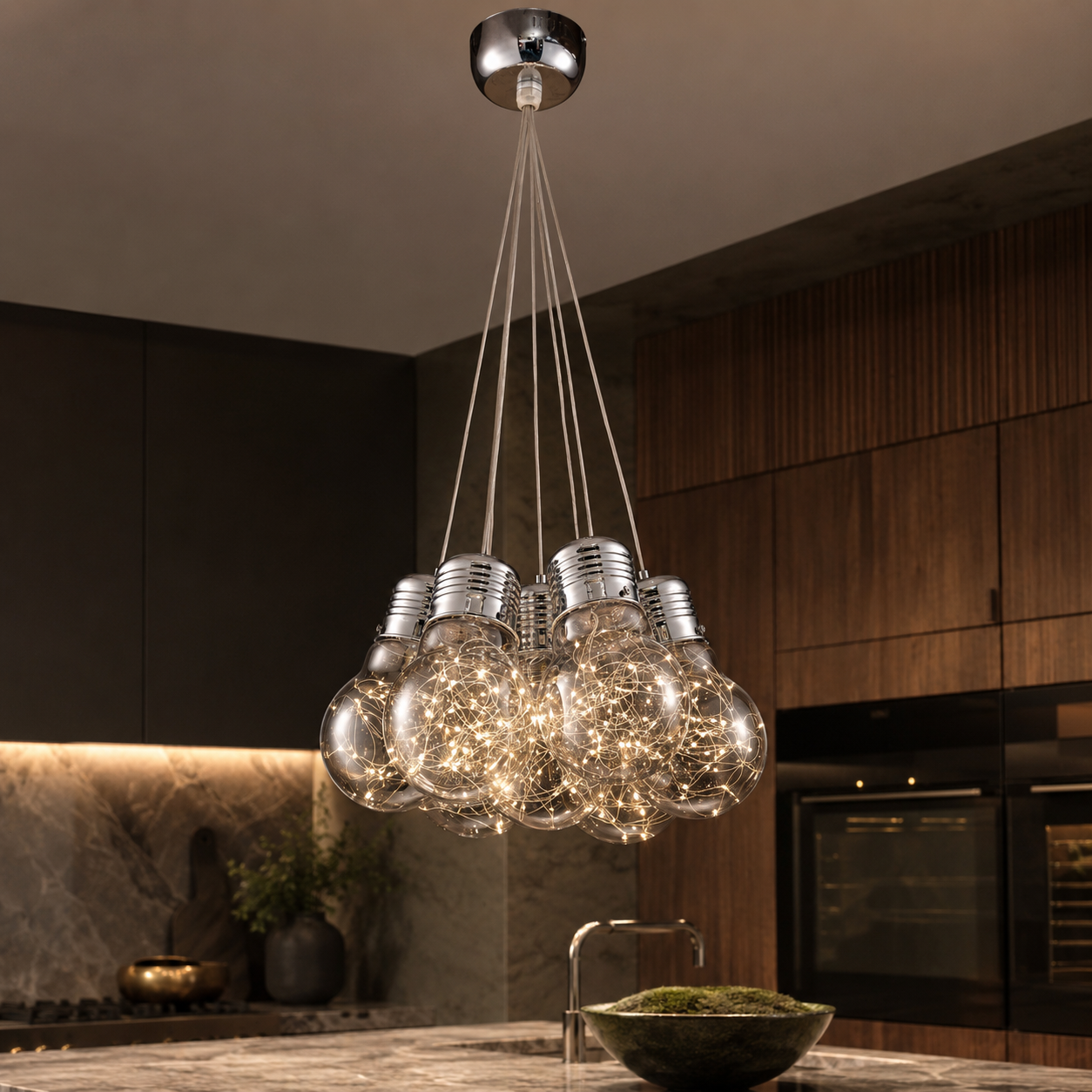 Lustra LED BULBS Unique Crom Echivalent 60W