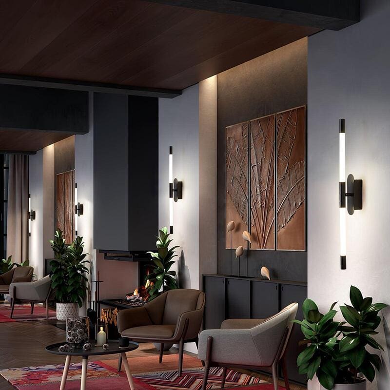 Aplica LED MARBA Black 80CM