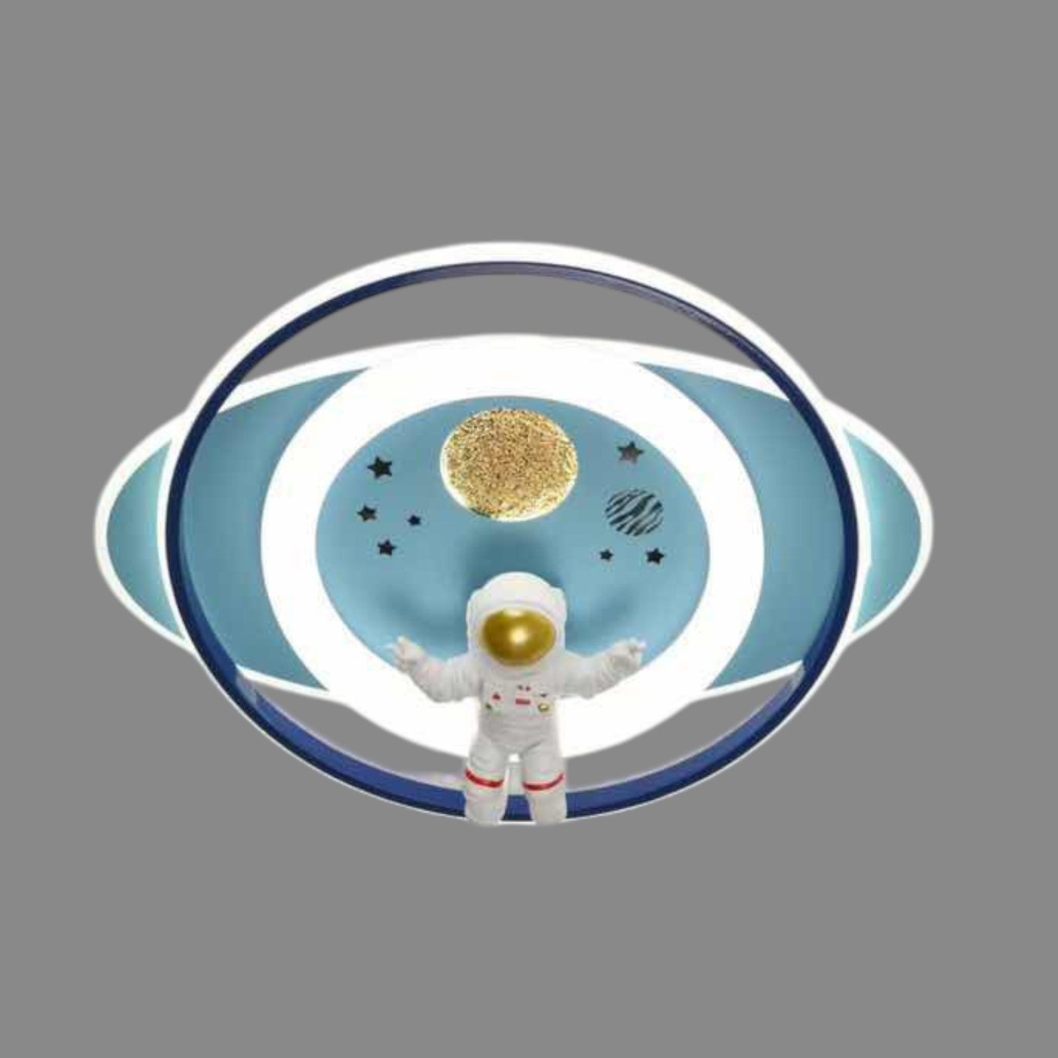 Lustra LED 120W ASTROKID Blue Echivalent 600W Telecomanda