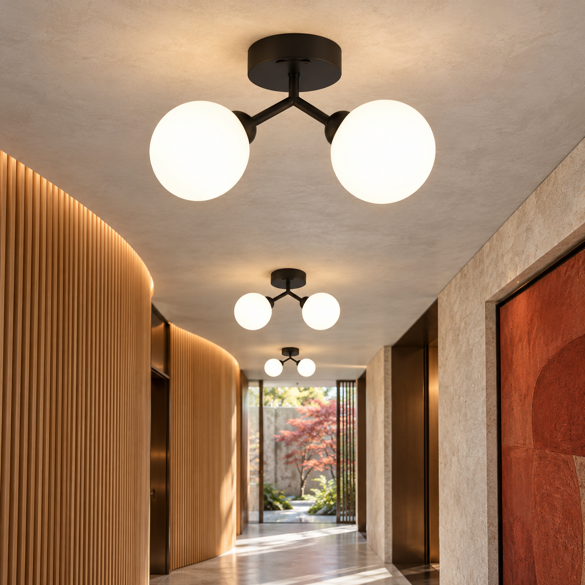 Lustra Abajur Mini Epoque Black DX2431-2C