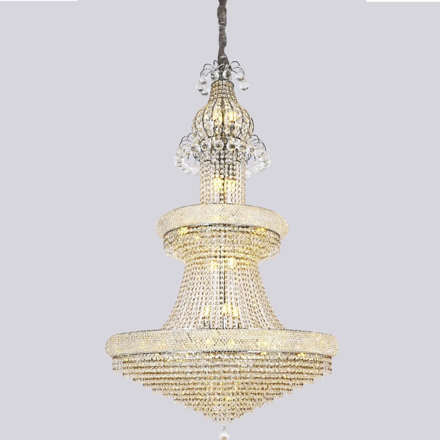 Candelabru Cristal LUXURY Chrome 158cm -P82403