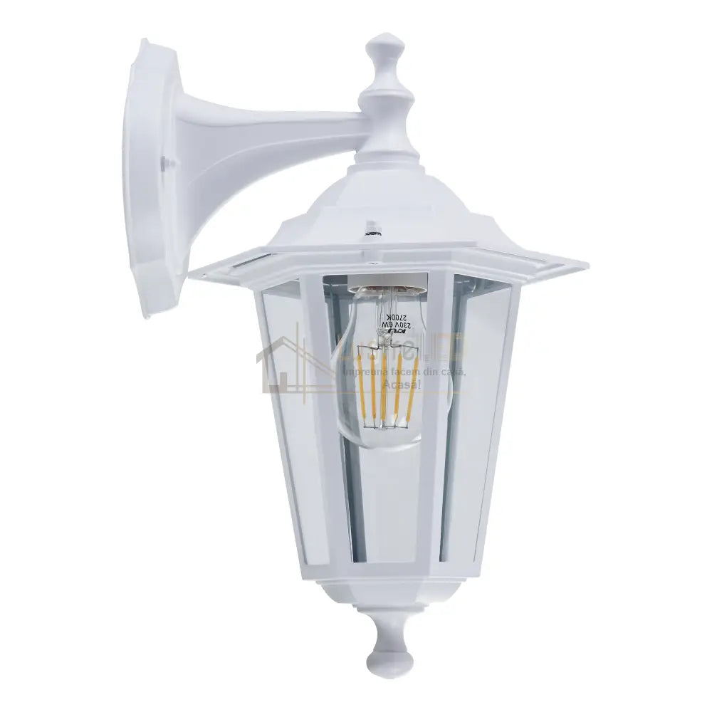 Felinar Alb LATERNA 5 Eglo Exterior lustreled.ro