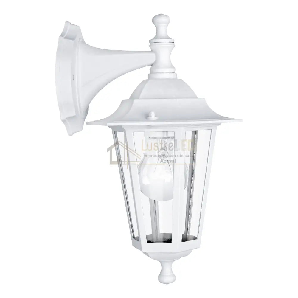 Felinar Alb LATERNA 5 Eglo Exterior lustreled.ro