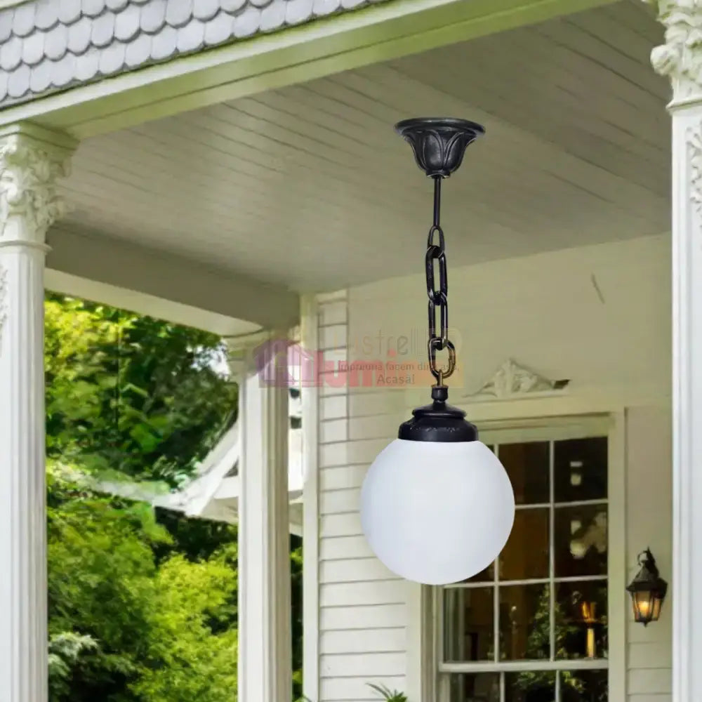 Felinar Glob Suspendat Exterior Novellia 25CM lustreled.ro