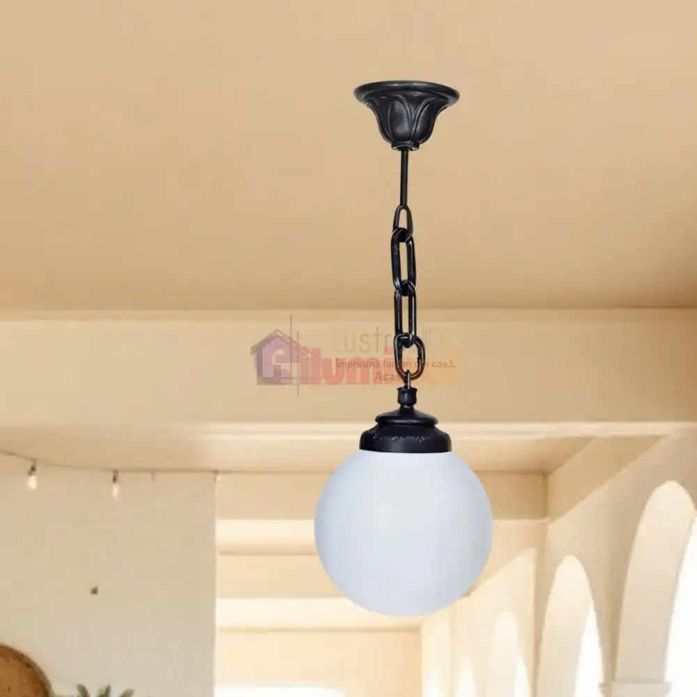 Felinar Glob Suspendat Exterior Novellia 25CM lustreled.ro